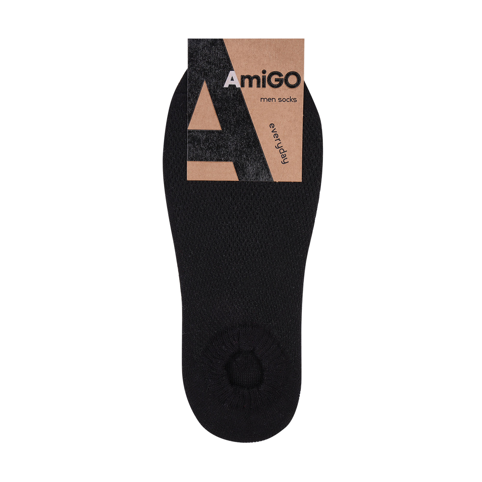 

Шкарпетки чоловічі AmiGO чешка-кільце, чорні, розмір 29