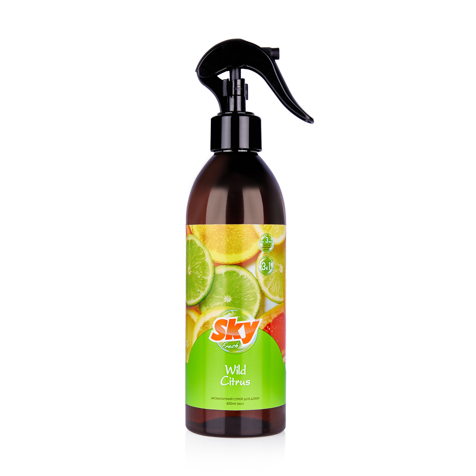 

Освіжувач повітря Sky Style спрей Wild Citrus, 400 мл