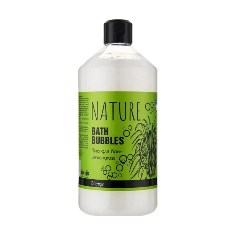 

Уцінка! Тонізувальна піна для ванн Bioton Cosmetics Nature Bath Bubbles Лемонграс, 900 мл