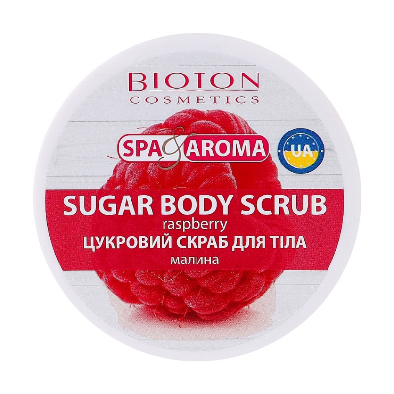 

Уцінка! Цукровий скраб для тіла Bioton Cosmetics Spa & Aroma Sugar Body Scrub Малина, 250 мл