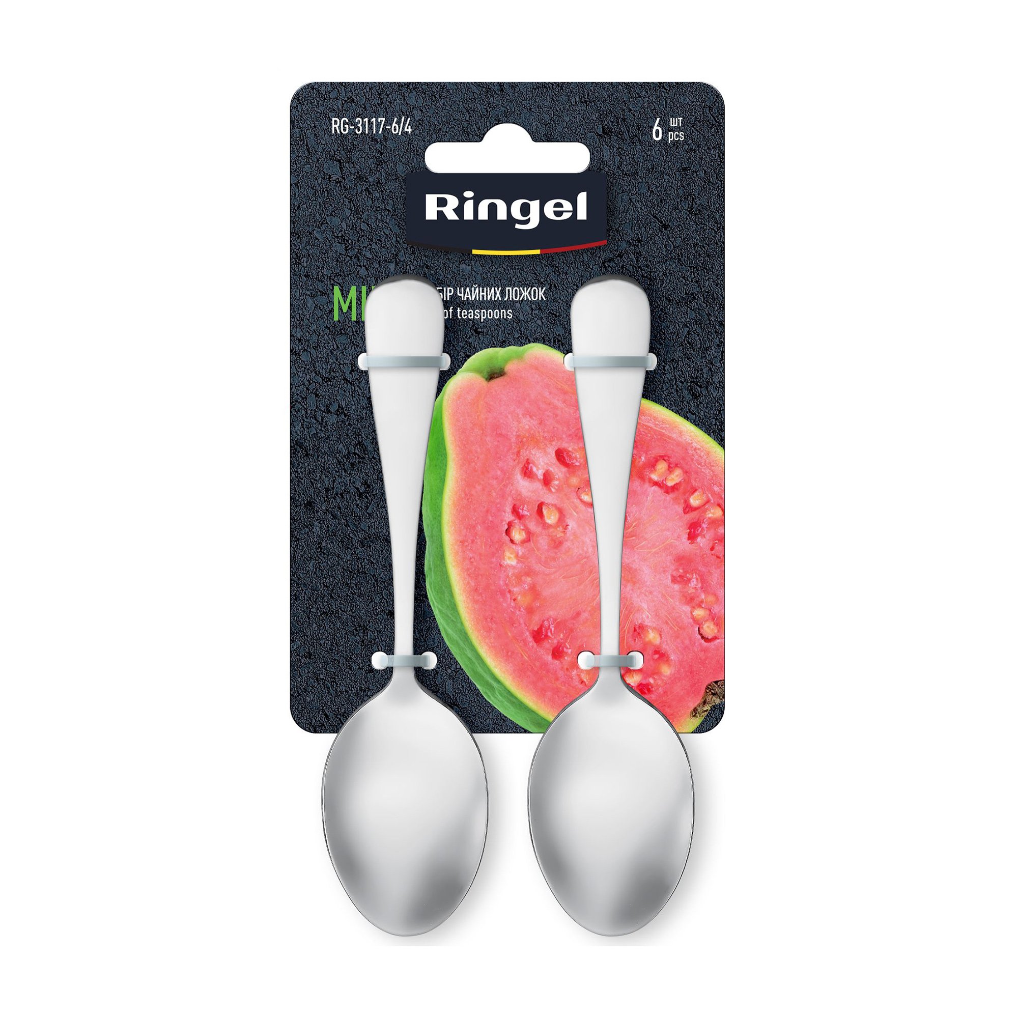 

Набір чайних ложок Ringel Mira на блістері, 6 шт (RG-3117-6/4)