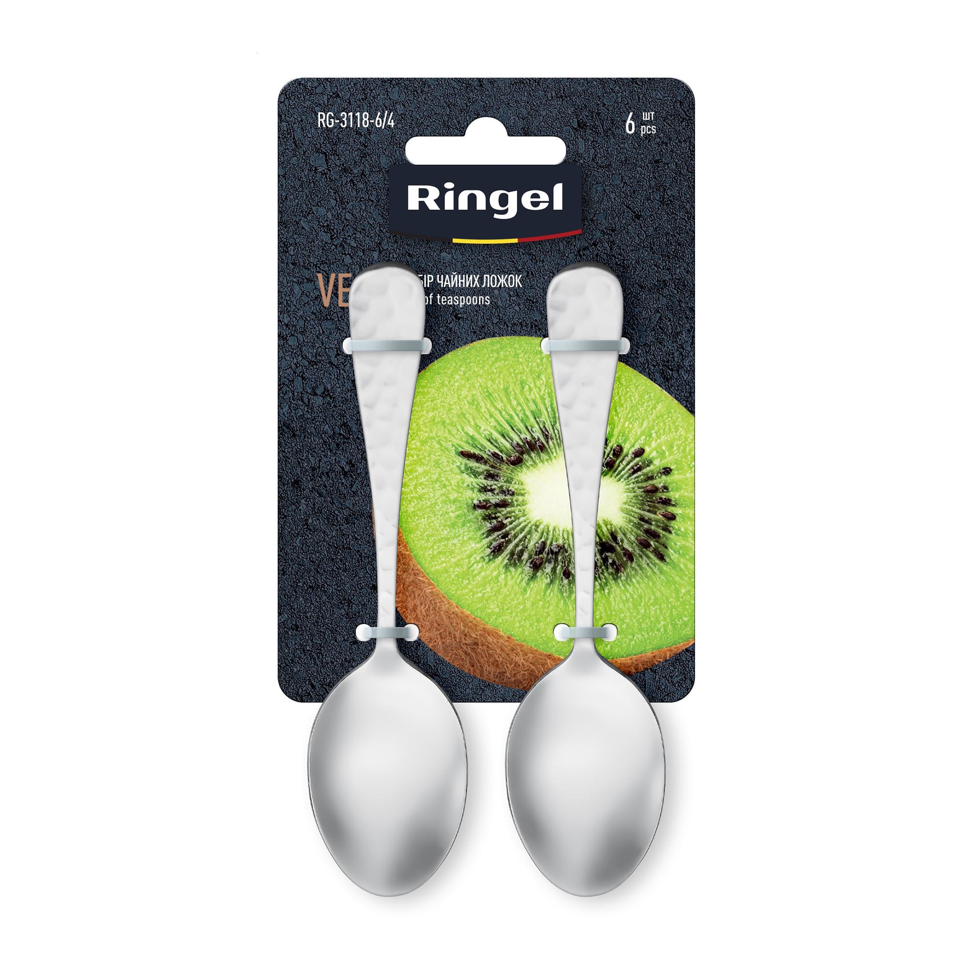 

Набір чайних ложок Ringel Vega на блістері, 6 шт (RG-3118-6/4)