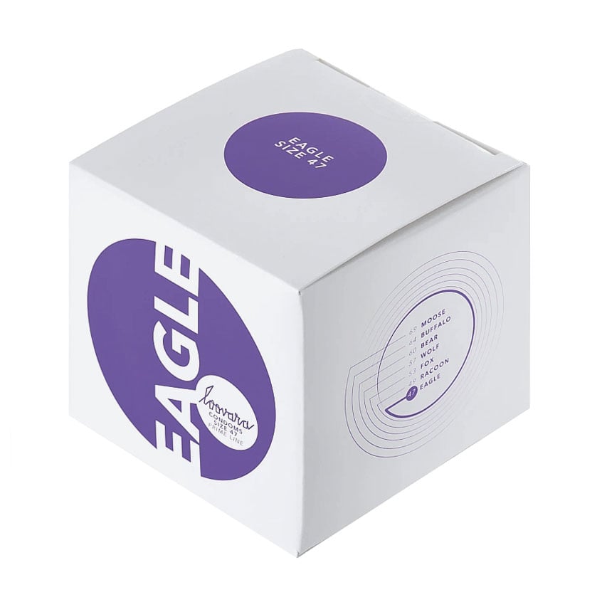 

Презервативи Loovara Eagle Condoms латексні, 47 мм, 12 шт