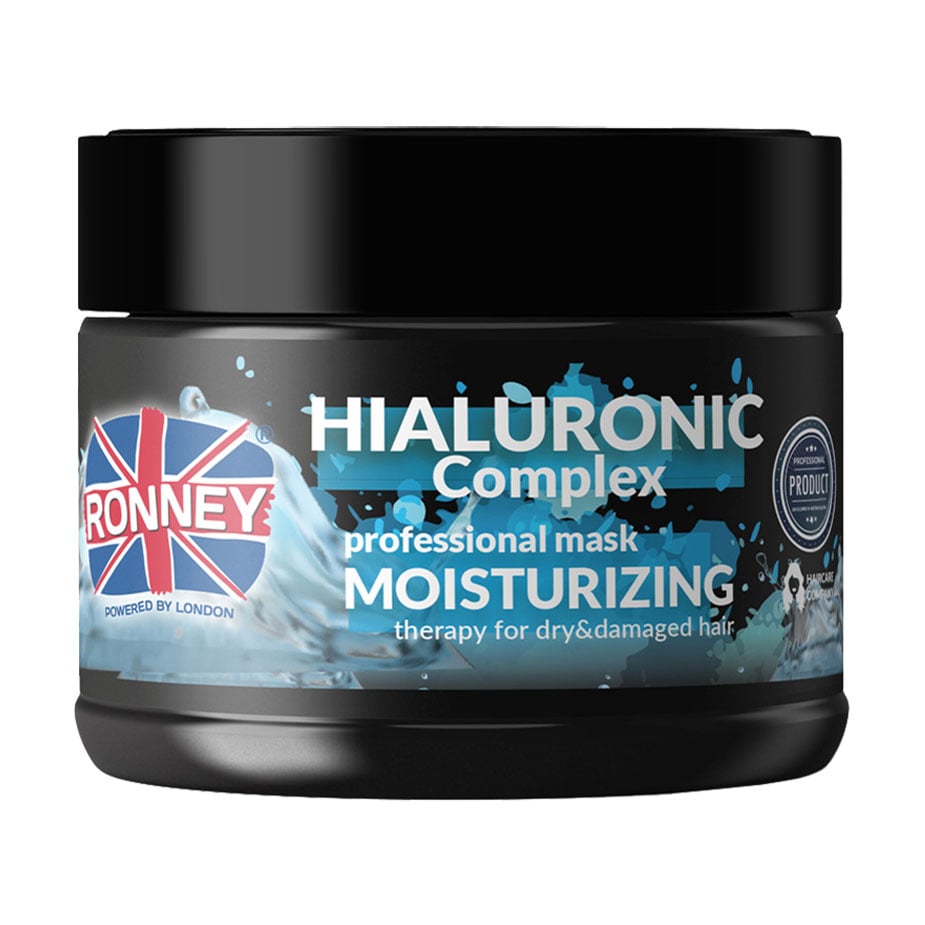 Маска Ronney Hialuronic Complex Moisturizing Mask для сухого та пошкодженого волосся, з гіалуроновою кислотою, 300 мл