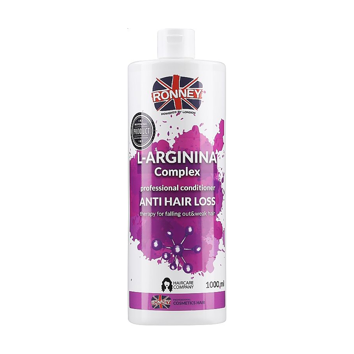 

Кондиціонер Ronney L-Arginina Complex Anti Hair Loss Conditioner для ослабленого волосся, проти випадіння, 1 л