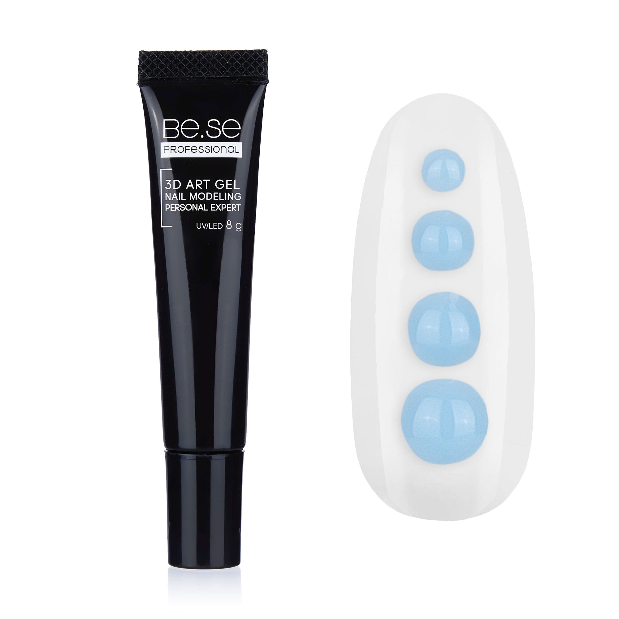 

3-D гель для дизайну нігтів Be.Se professional Color 02, 8 г