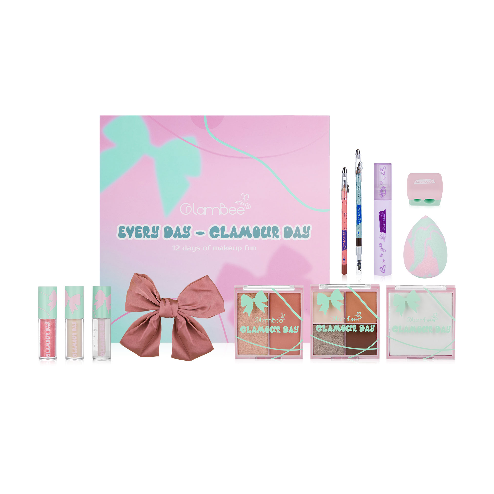 

Адвент-календар GlamBee Every Day-Glamour Day 12 days of makeup fun