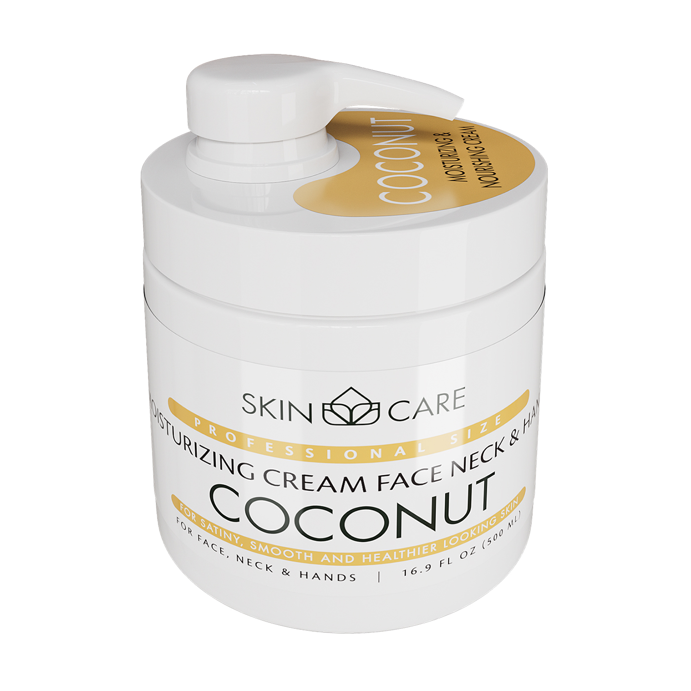 

Зволожувальний крем для обличчя, шиї та рук Dead Sea Collection Skin Care Coconut Moisturizing Cream Face Neck & Hands з кокосом, 500 мл