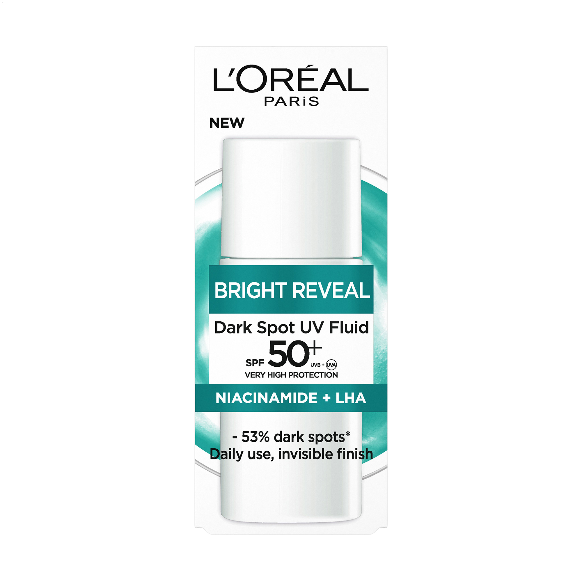 

Флюїд для обличчя L'Oreal Paris Bright Reveal Dark Spot UV Fluid проти пігментних плям, SPF 50+, 50 мл