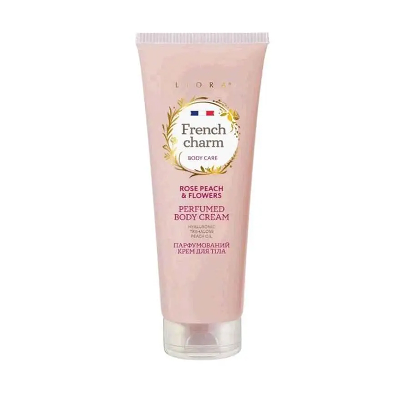 Парфумований крем для тіла Liora French Charm Rose Peach & Flowers, 260 мл