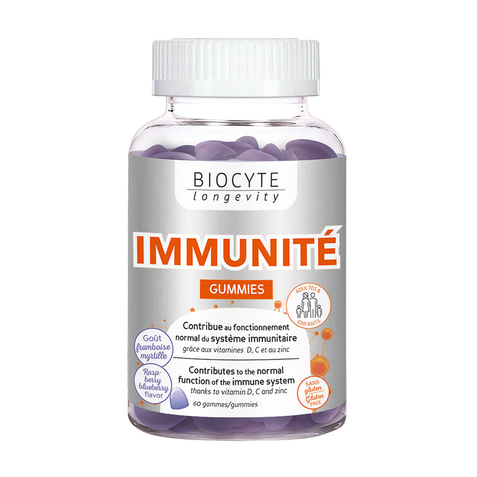 

Імунна підтримка Biocyte Immunite Gummies, 60 жувальних цукерок