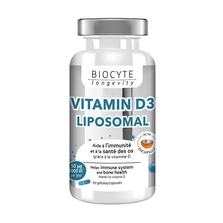 

Вітамін Д3 Biocyte Vitamin D3 Liposomal 50 мкг, 30 капсул