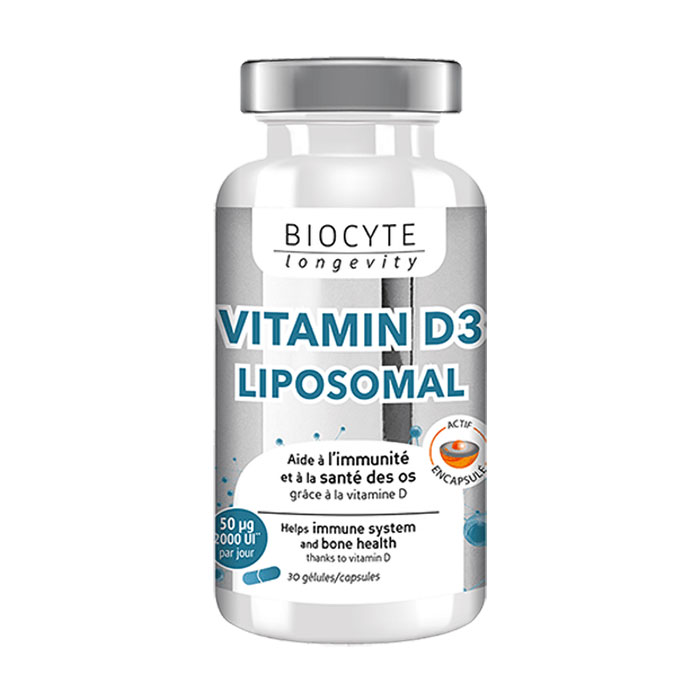

Вітамін Д3 Biocyte Vitamin D3 Liposomal 50 мкг, 90 капсул