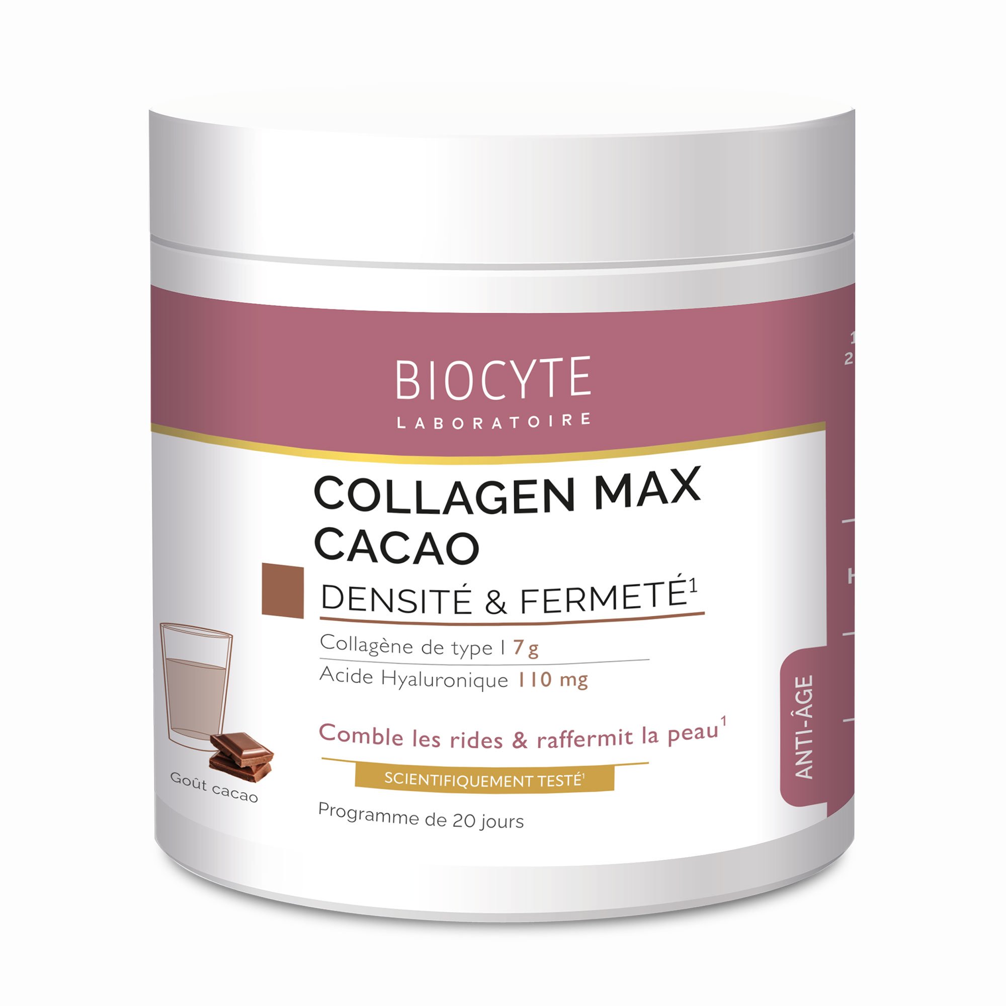 

Колаген + Гіалуронова кислота Biocyte Collagen Max Cacao зі смаком какао, в порошку, 260 г
