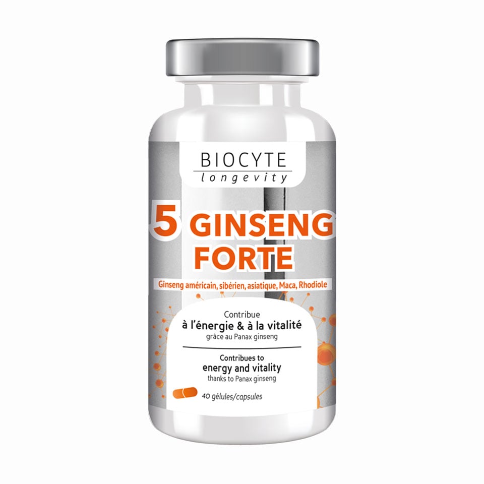 

Комплекс Підтримка нервової системи та пам'яті Biocyte 5 Ginseng Forte, 40 капсул