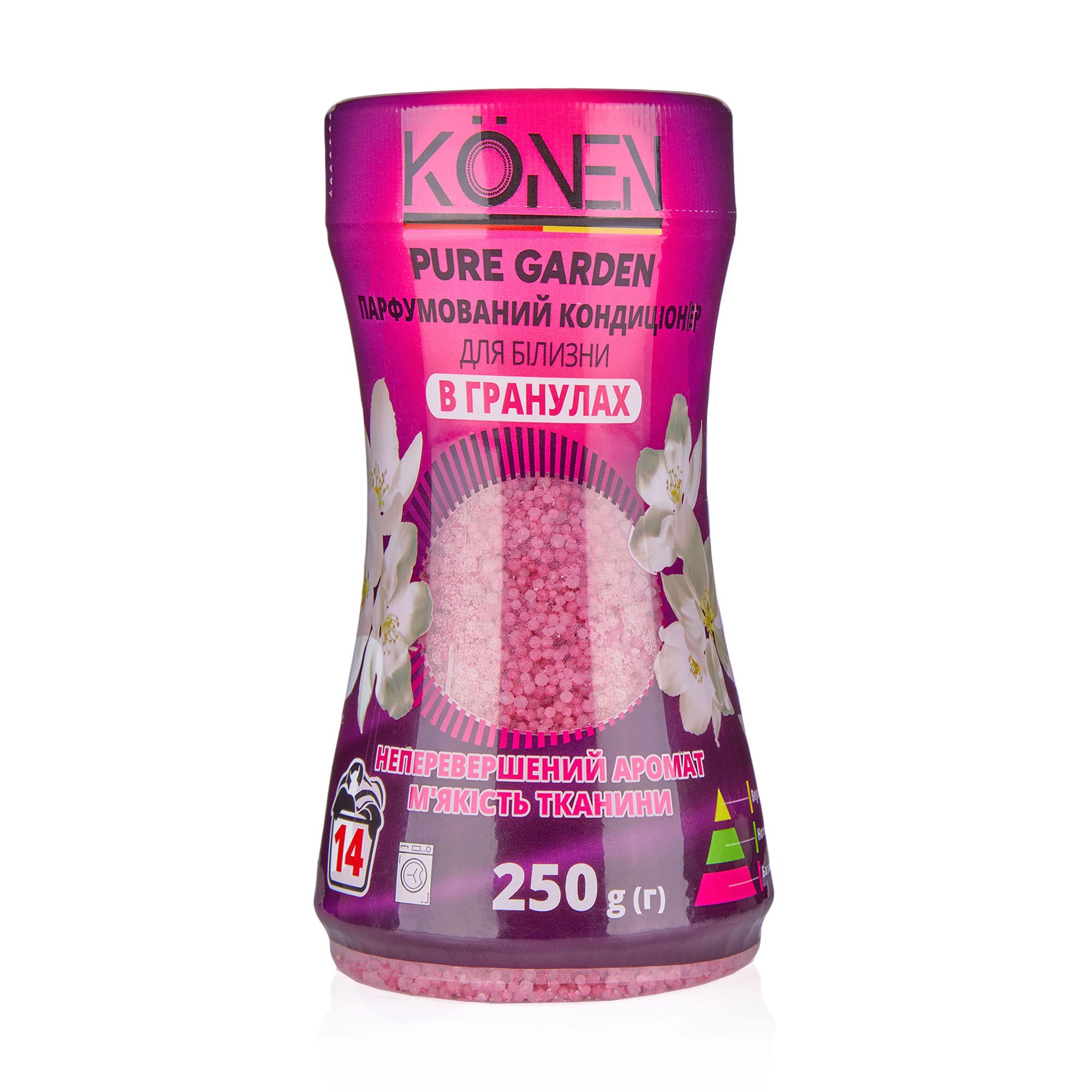 

Парфумований кондиціонер для білизни в гранулах KONEN Pure Garden, 250 г