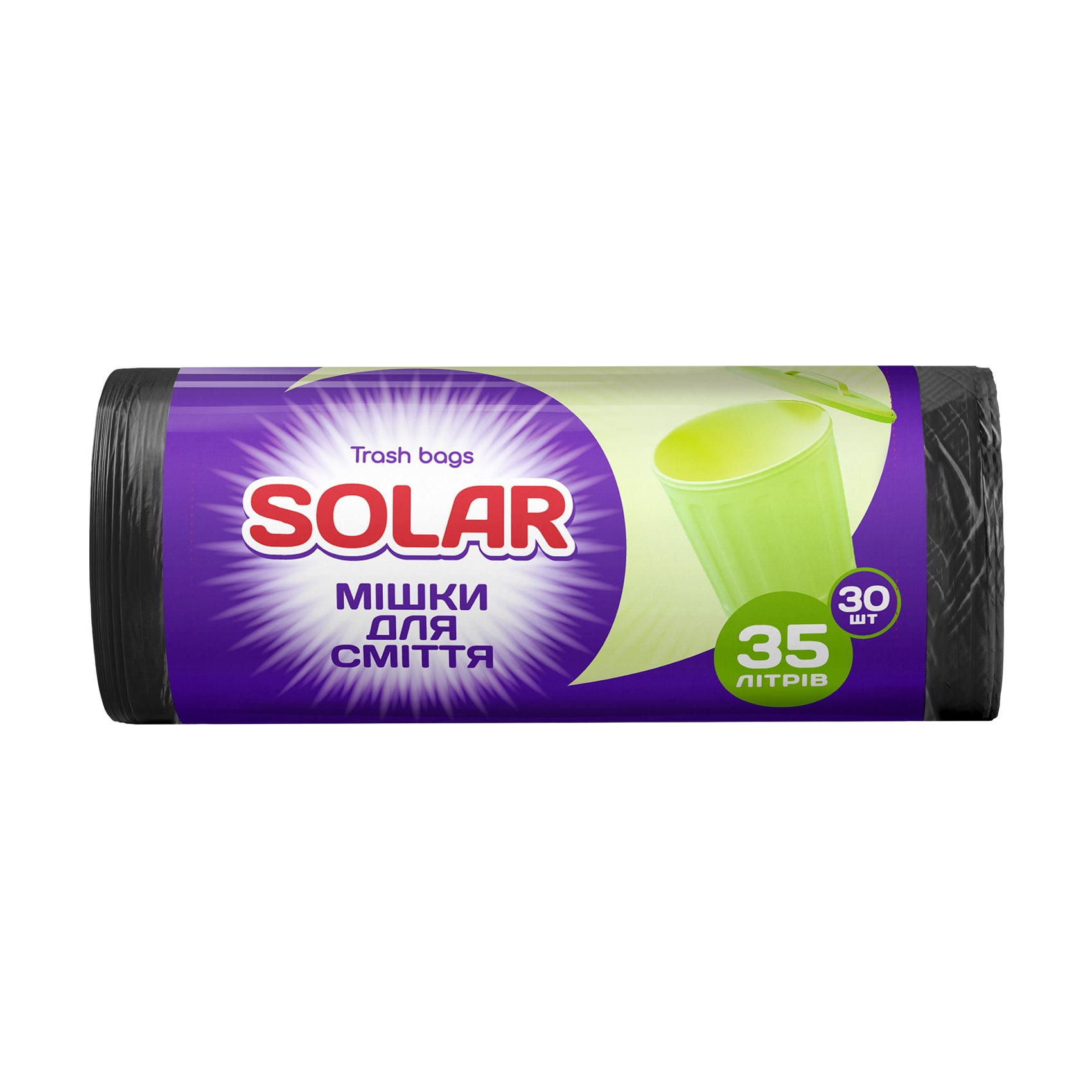 

Мішки для сміття Solar 35 л, 30 шт