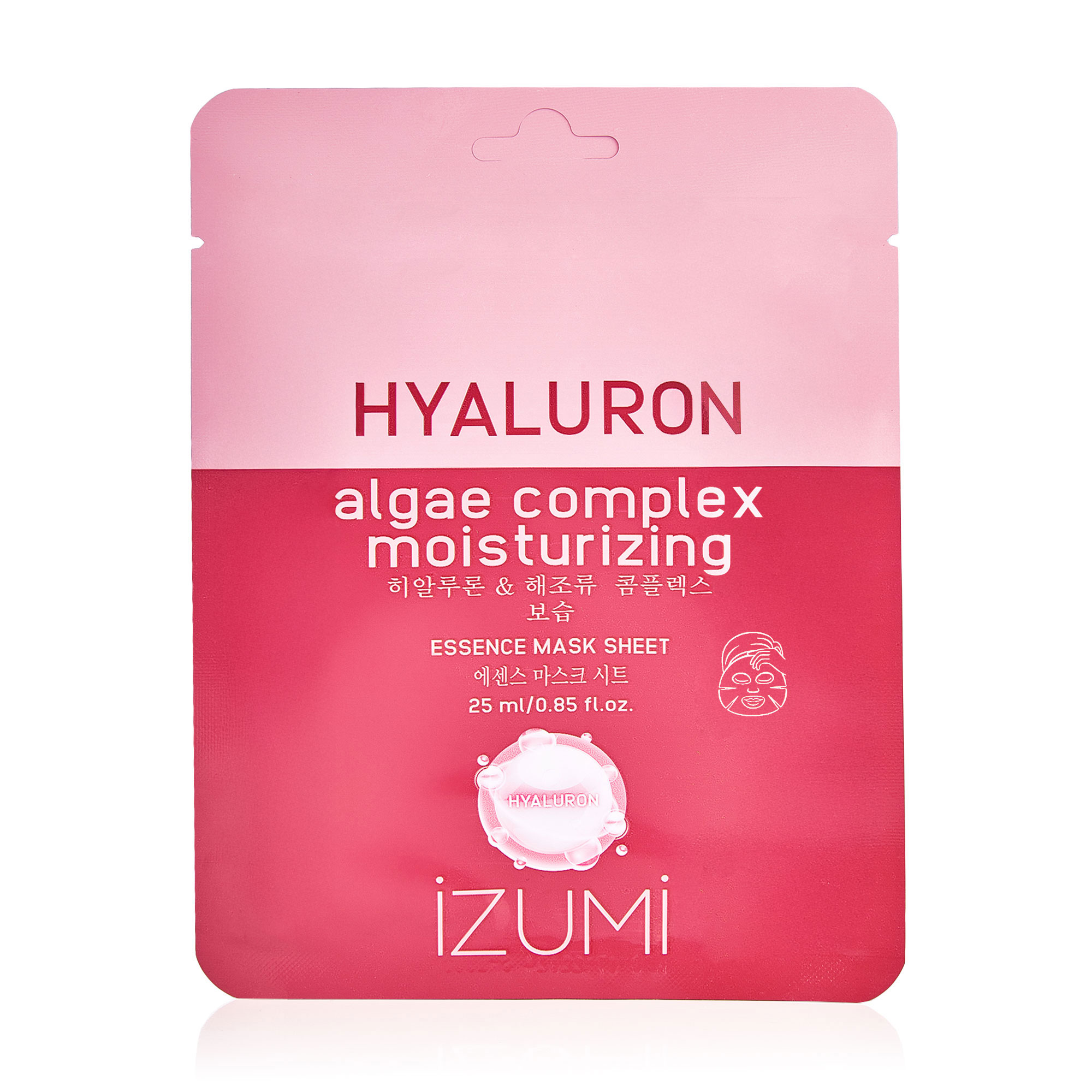 

Тканинна маска для обличчя IZUMI Hyaluron & Algae Complex Essence Mask, 25 г