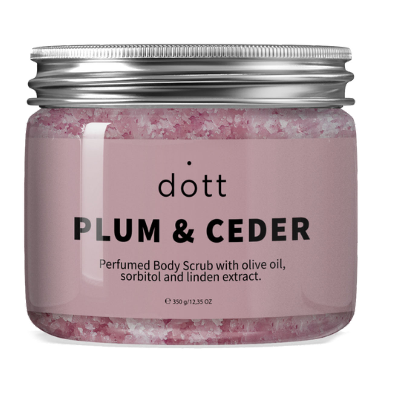 

Парфумований скраб для тіла Dott Plum & Cedar Perfumed Body Scrub з олією оливки, сорбітолом та екстрактом липи, 350 г