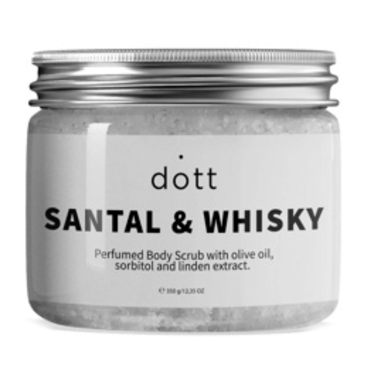 

Парфумований скраб для тіла Dott Santal & Whisky Perfumed Body Scrub з олією оливки, сорбітолом та екстрактом липи, 350 г