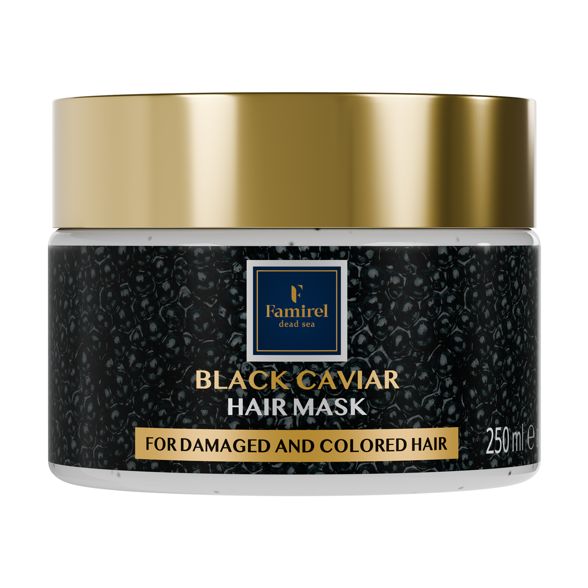 

Маска для волосся Famirel Black Caviar Hair Mask з екстрактом чорної ікри, 250 мл