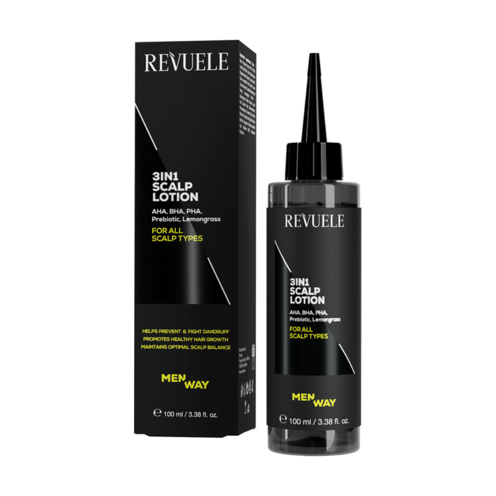 

Чоловічий лосьйон для шкіри голови Revuele Men Way 3 in 1 Scalp Lotion, 100 мл