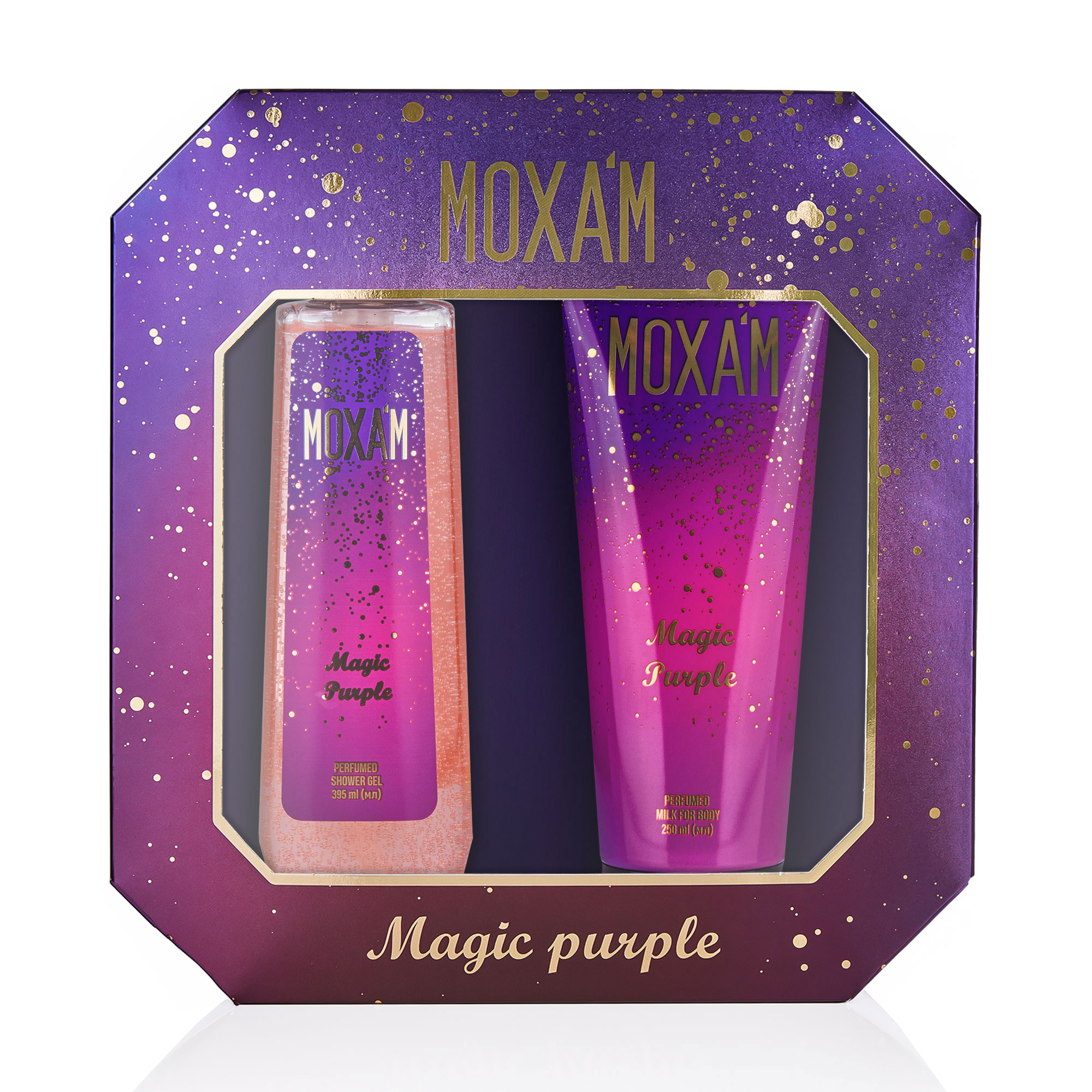 

Подарунковий набір Moxa'm Magic Purple (гель для душу, 395 мл + молочко для тіла, 250 мл)