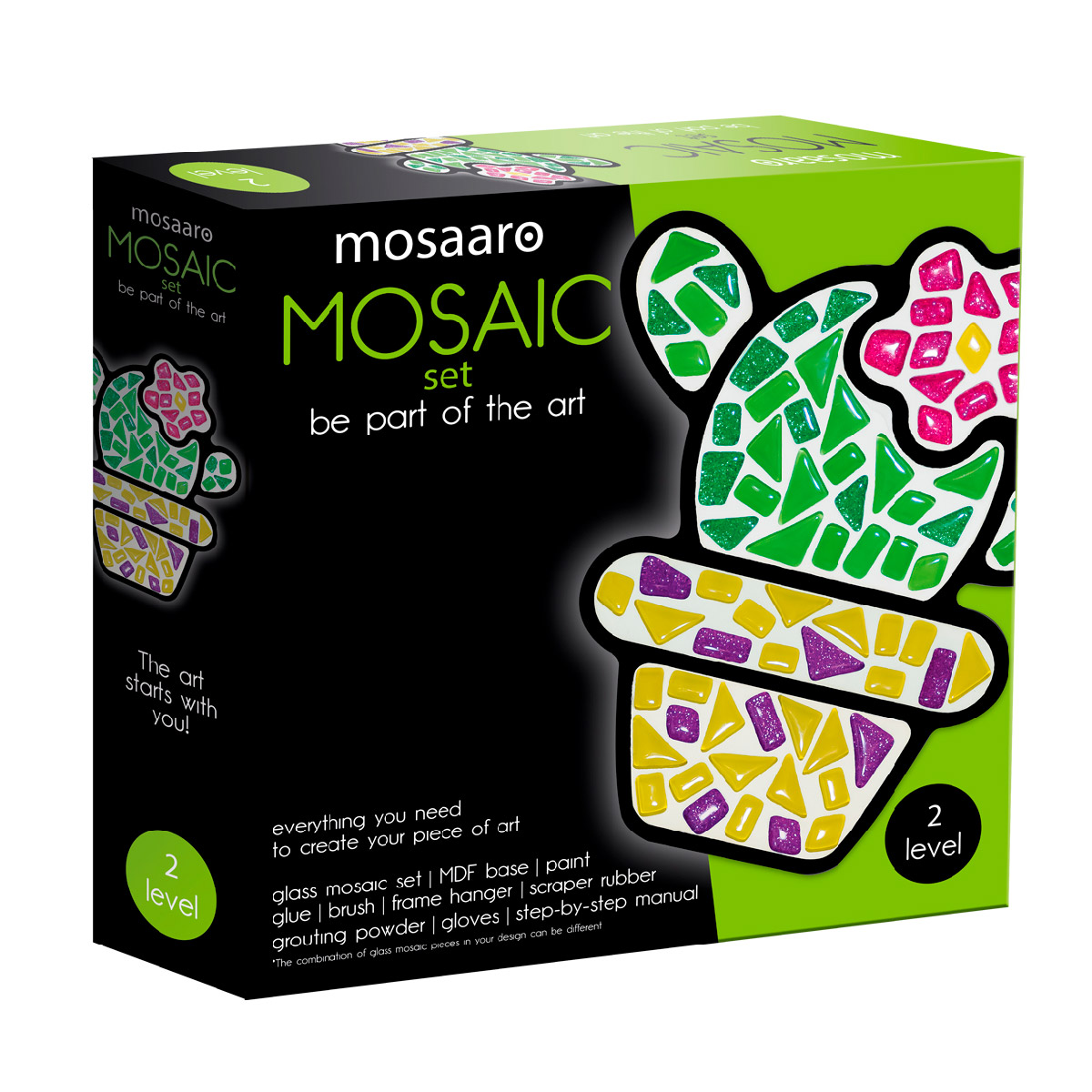 

Скляна мозаїка Mosaaro Кактус, від 7 років, 18*20.8 см (MA2006)