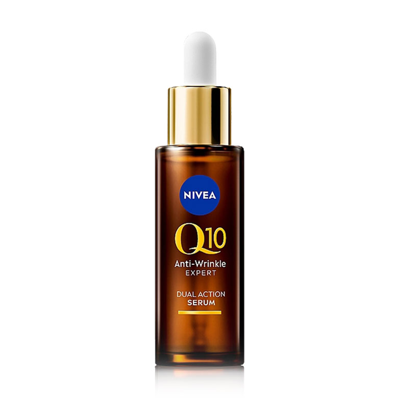

Сироватка для обличчя подвійної дії NIVEA Q10 Anti-Wrinkle Expert Dual Action Serum проти зморщок, 30 мл