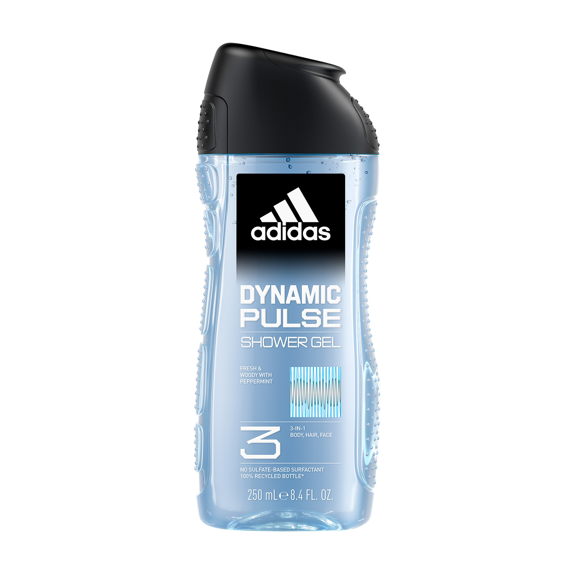 

Парфумований гель для тіла, волосся та обличчя 3 в 1 Adidas Dynamic Pulse чоловічий, 250 мл