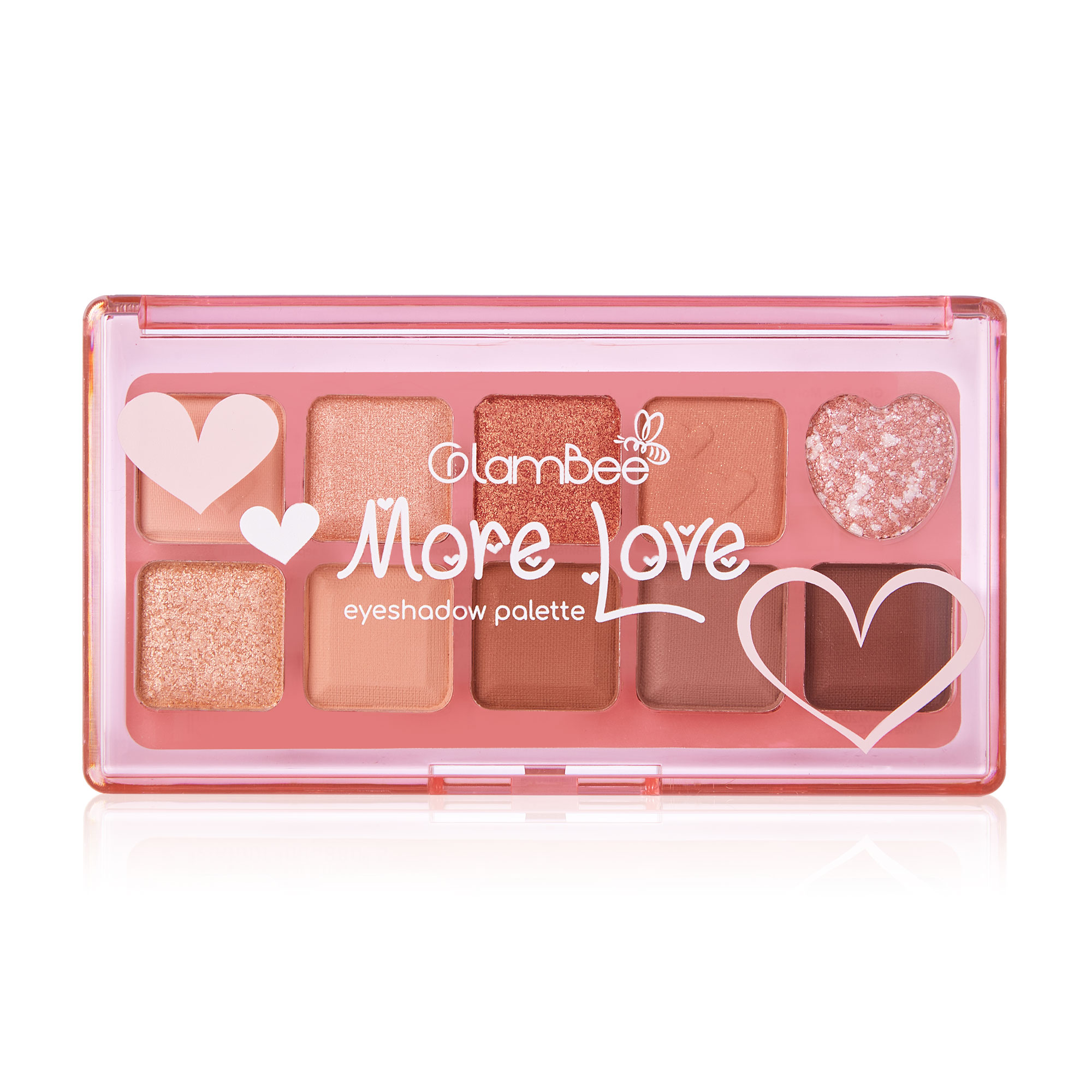 

Уцінка! Палетка тіней GlamBee More Love Eyeshadow Palette 01, 10.5 г