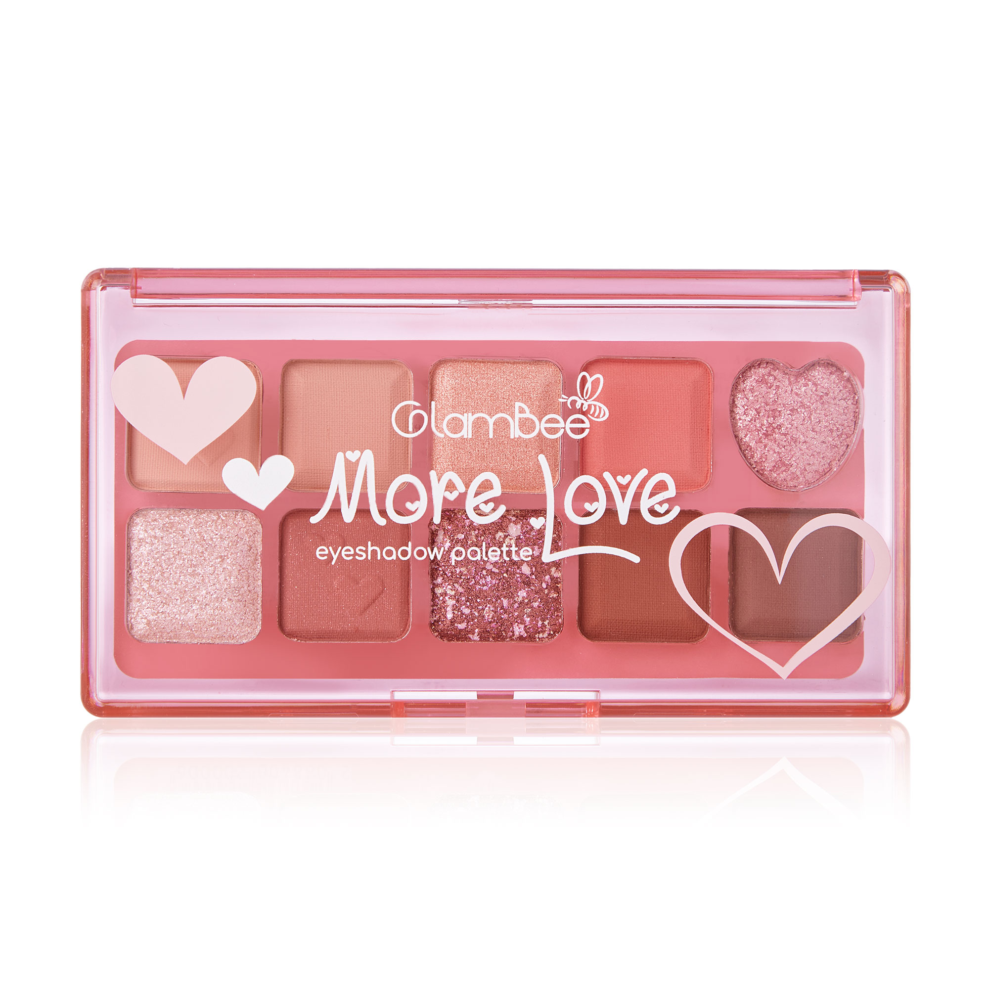

Палетка тіней GlamBee More Love Eyeshadow Palette 02, 10.5 г