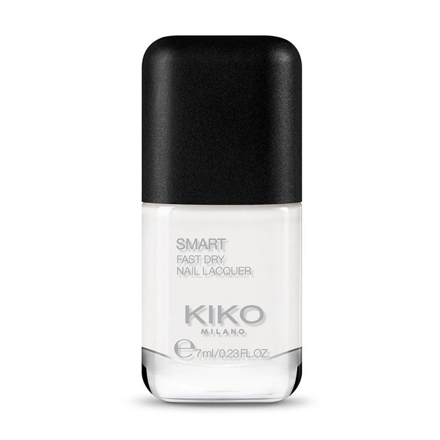 

Лак для нігтів Kiko Milano Smart Fast Dry Nail Lacquer 101 White French, 7 мл