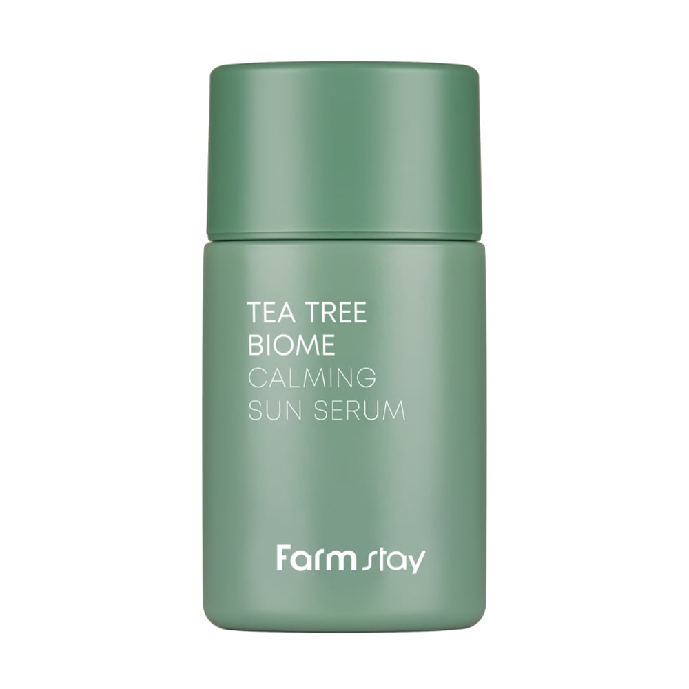 

Уцінка! Сонцезахисна сироватка для обличчя FarmStay Tea Tree Biome Calming Sun Serum, SPF 45, 50 мл