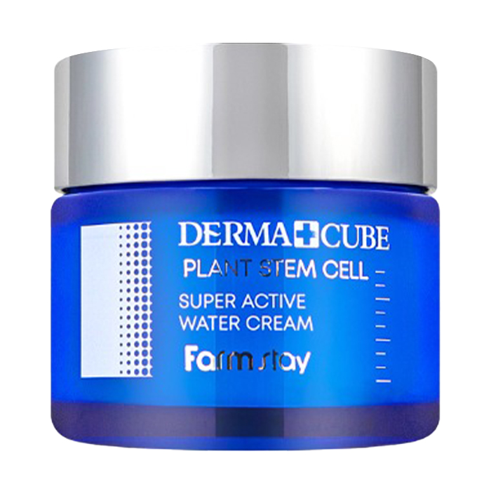 

Уцінка! Крем для обличчя FarmStay Derma Cube Plant Stem Cell Super Active Water Cream з фітостволовими клітинами морського кропу, 75 мл