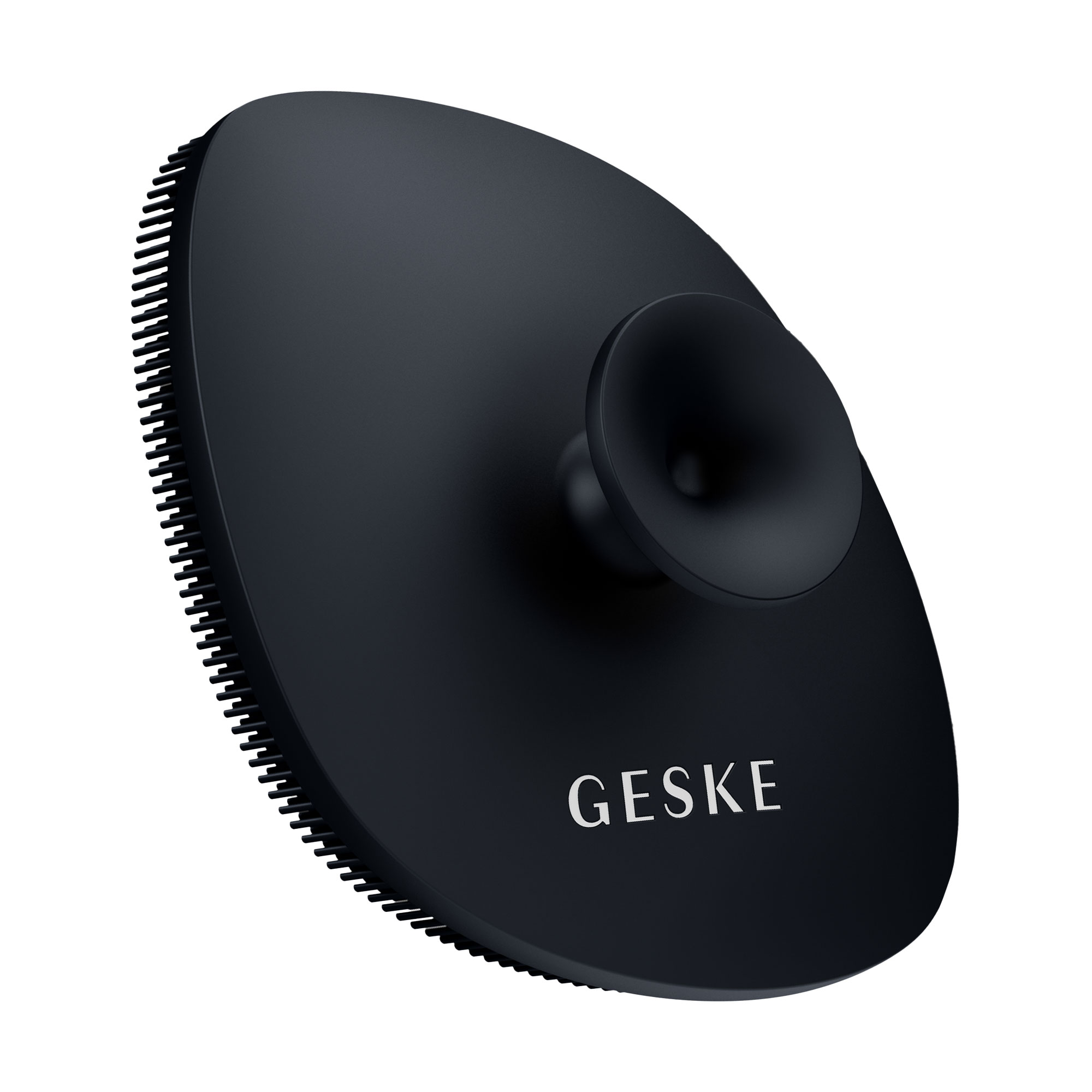 

Щітка для обличчя Geske Facial Brush 4 в 1 чорна, з тримачем