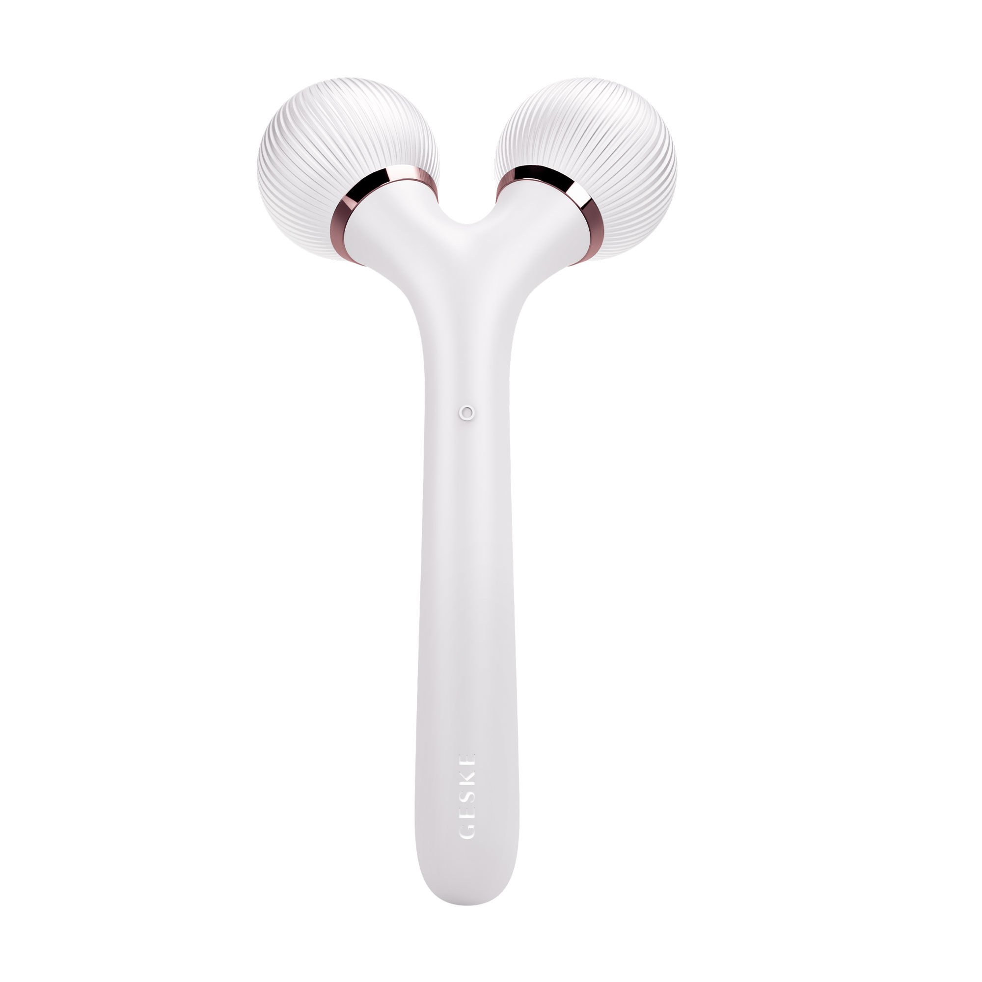 

Електронний звуковий ролик для обличчя та тіла Geske Sonic Facial & Body Roller 4 в 1 пудровий