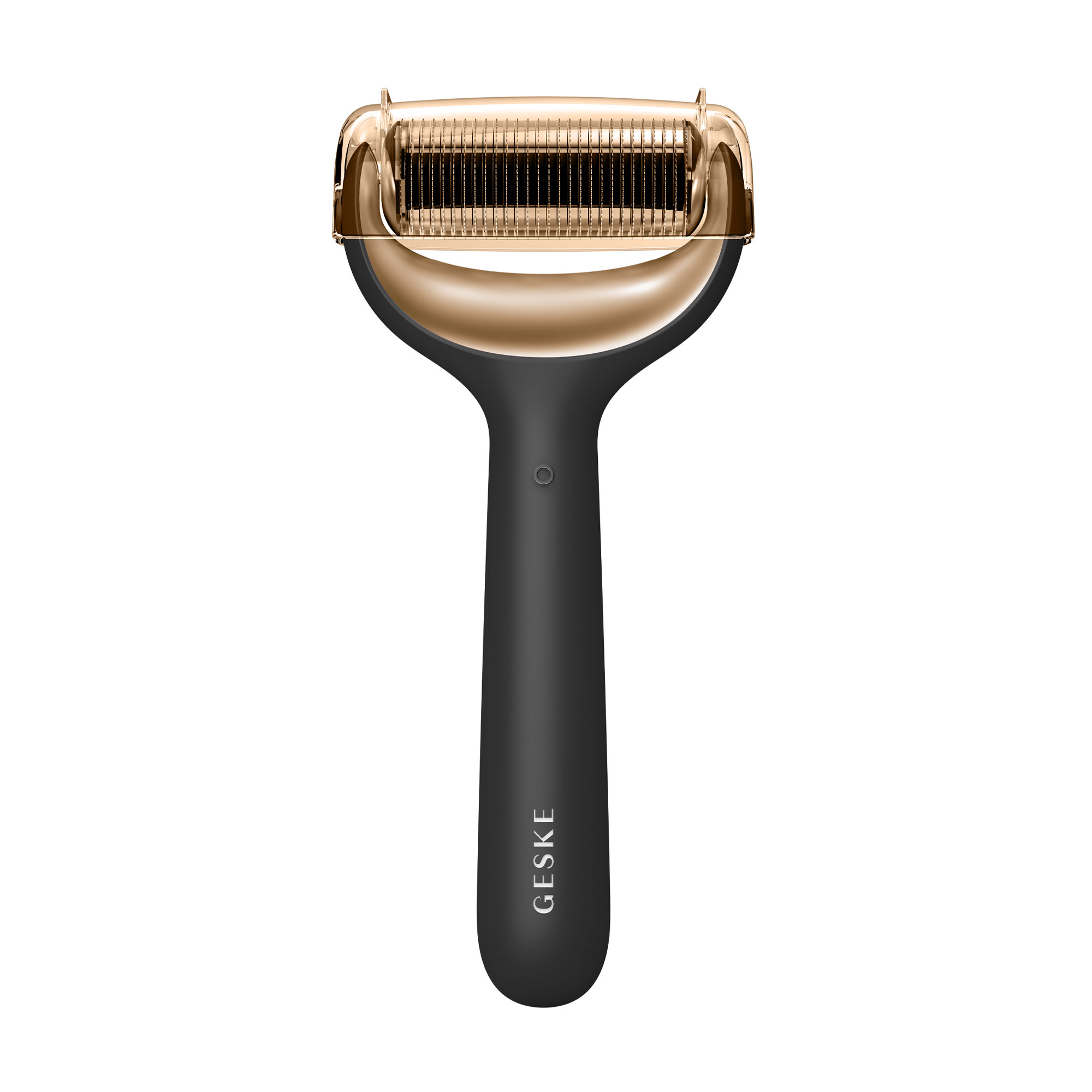 

Електронний ролик для обличчя та тіла з мікроголками Geske MicroNeedle Face & Body Roller 8 в 1 сірий