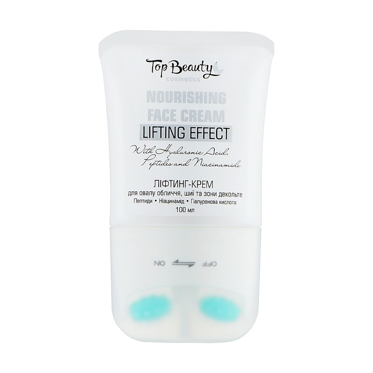 

Крем-ліфтинг Top Beauty Nourishing Face Cream для овалу обличчя, шиї та зони декольте, 100 мл