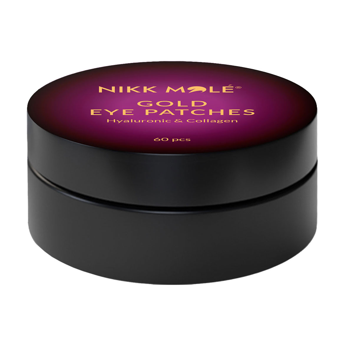 

Патчі для шкіри навколо очей Nikk Mole Gold Eye Patches з гіалуроновою кислотою та колагеном, 60 шт