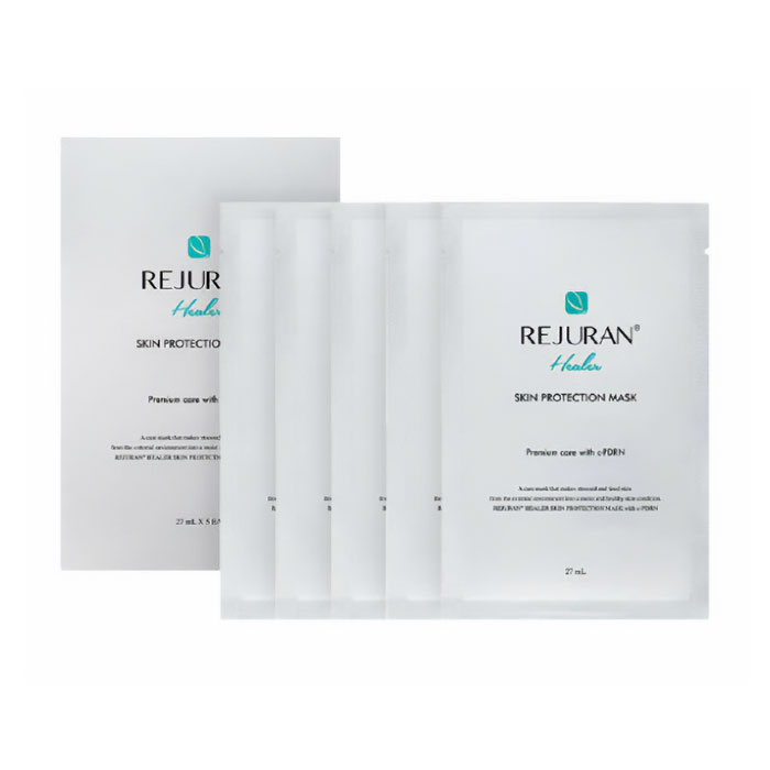 

Відновлювальна тканинна маска для обличчя Rejuran Healer Skin Protection Mask, 5 шт