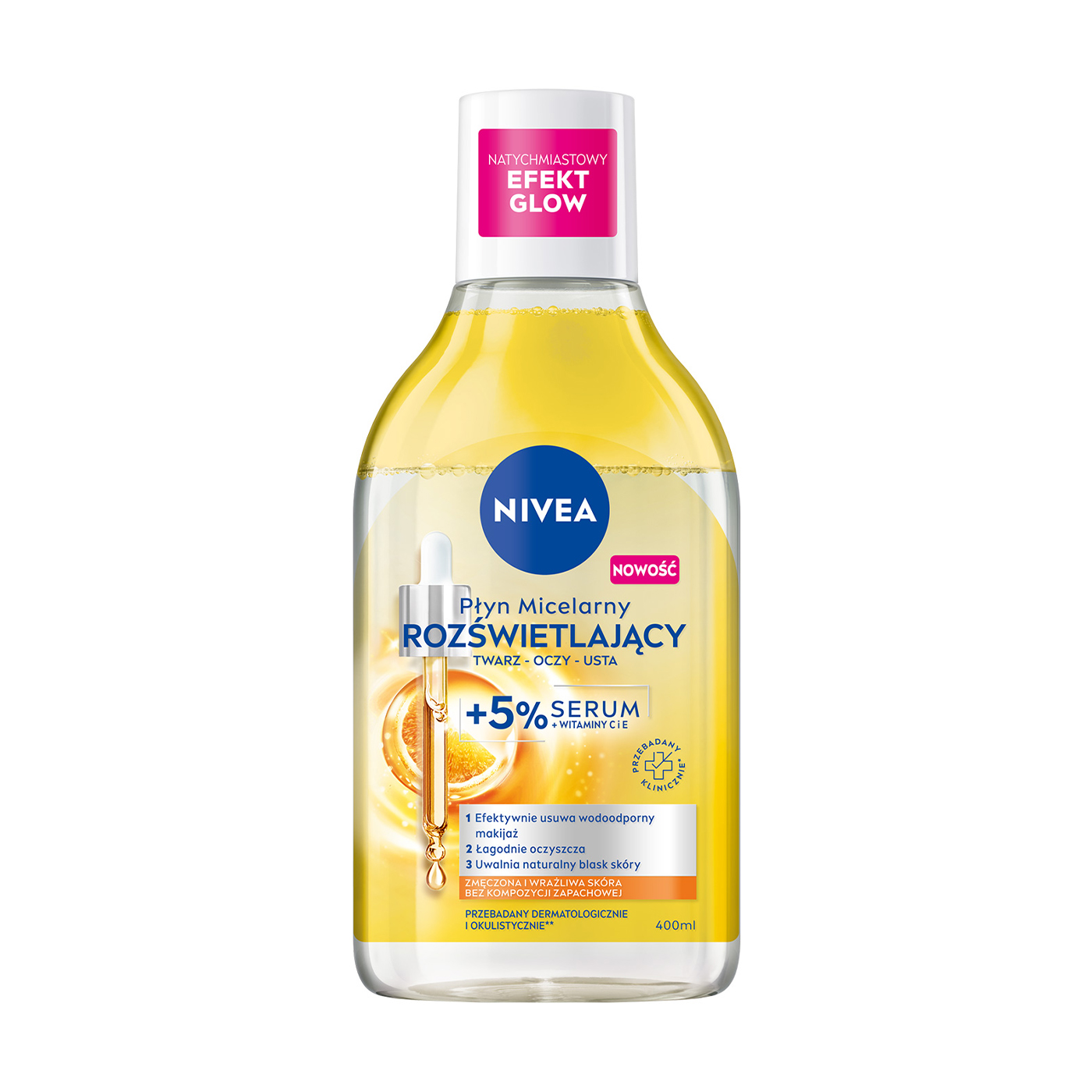 

Міцелярна вода NIVEA Освітлювальна, 400 мл
