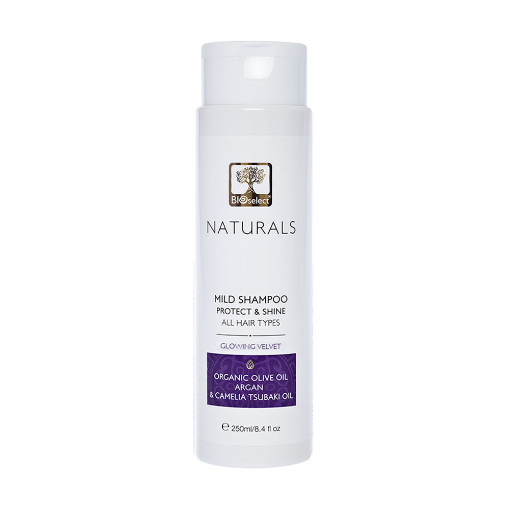 

Ніжний шампунь BIOselect Naturals Mild Shampoo Protect & Shine для всіх типів волосся, 250 мл