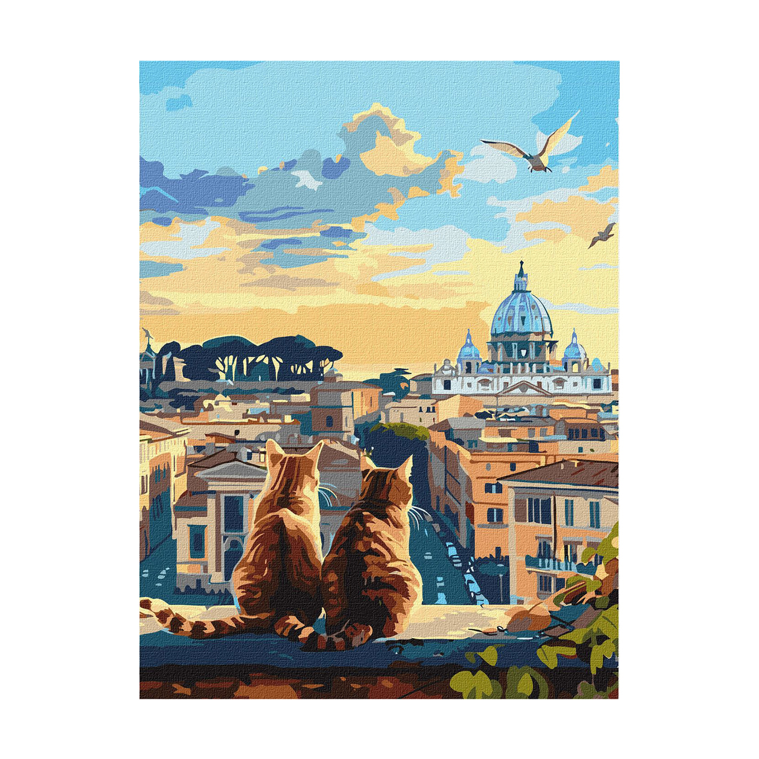 

Картина за номерами Ideyka Котики у Римі, 30*40 см (KHO6606)