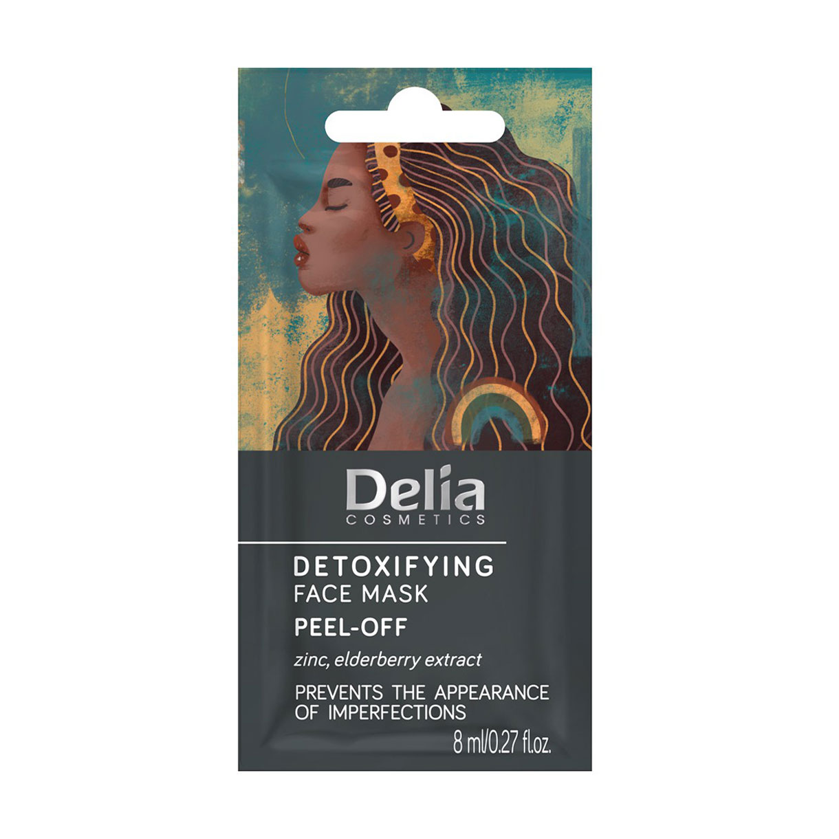 

Маска-плівка для обличчя Delia Cosmetics Detoxifying Peel-Off Face Mask Детоксикація, 8 мл