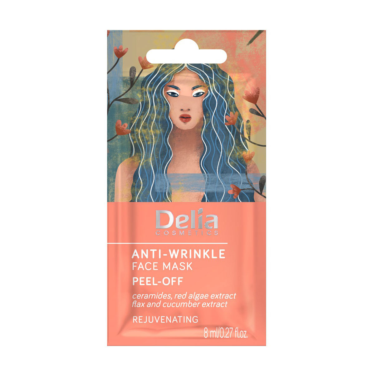 

Маска-плівка для обличчя Delia Cosmetics Anti-Wrinkle Peel-Off Face Mask проти зморщок, 8 мл