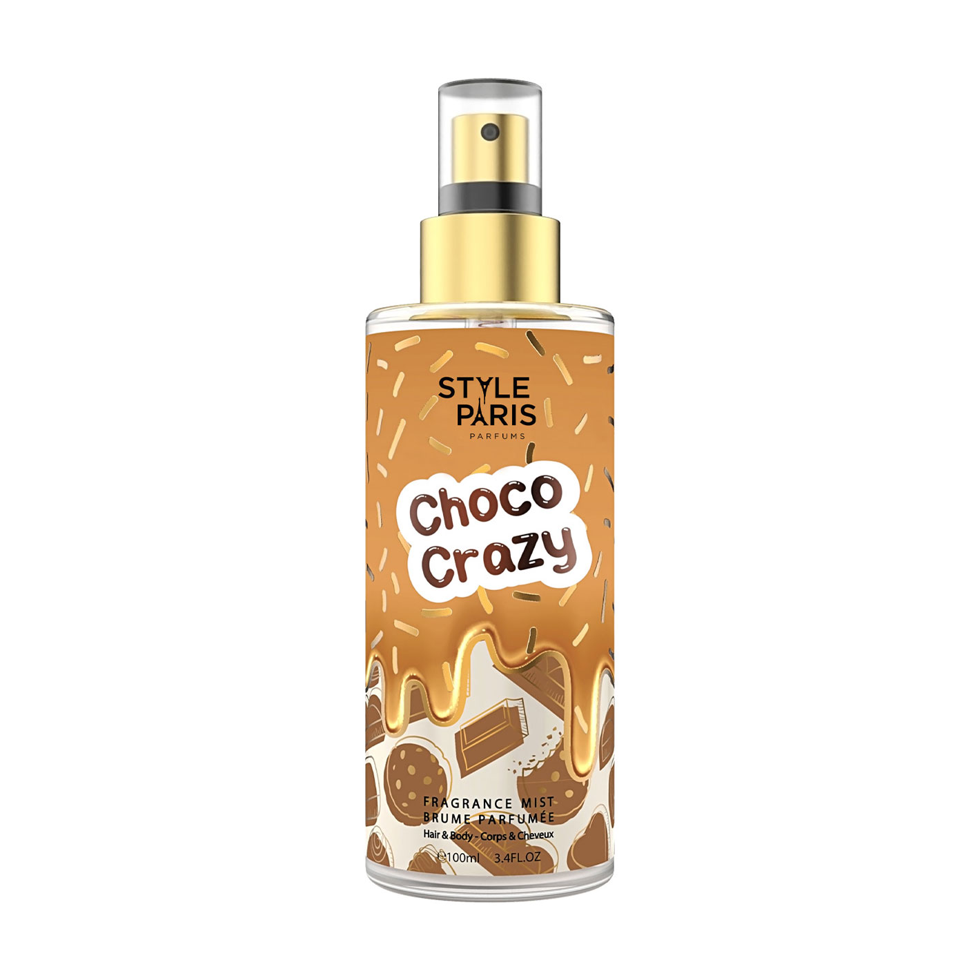 

Парфумований спрей для тіла жіночий Style Paris Choco Crazy, 100 мл