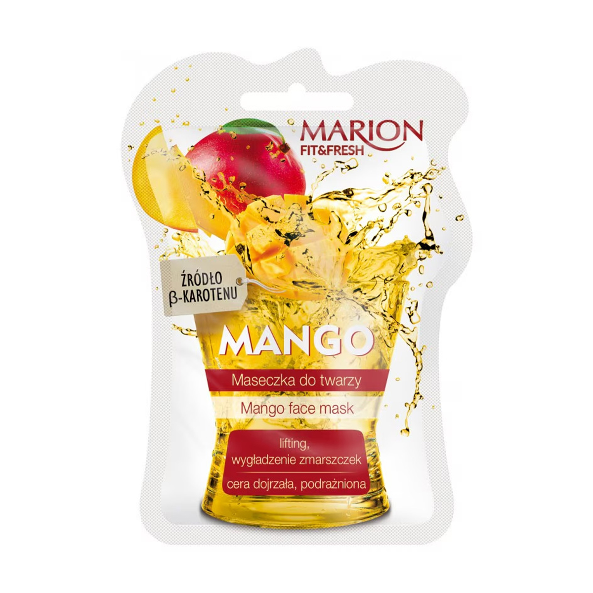 

Маска для обличчя Marion Fit & Fresh Mango Face Mask, 7.5 мл