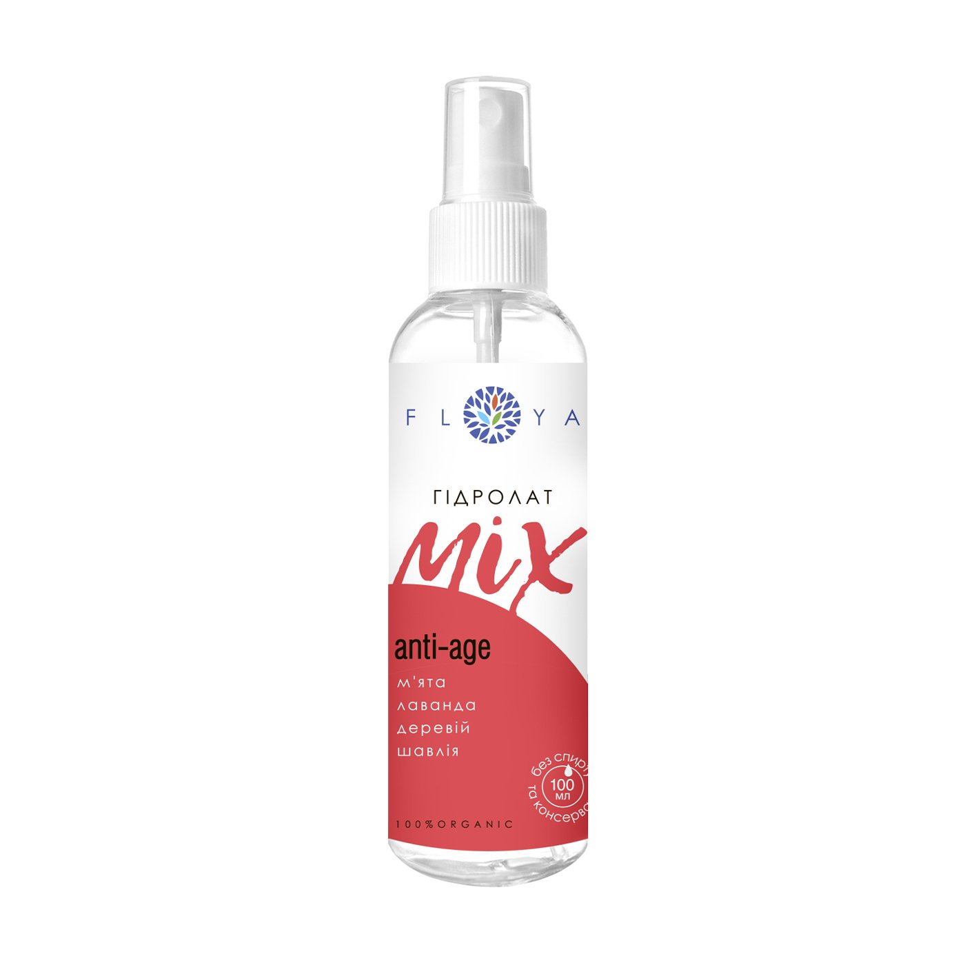

Гідролат-мікс Floya Anti-Age, 100 мл