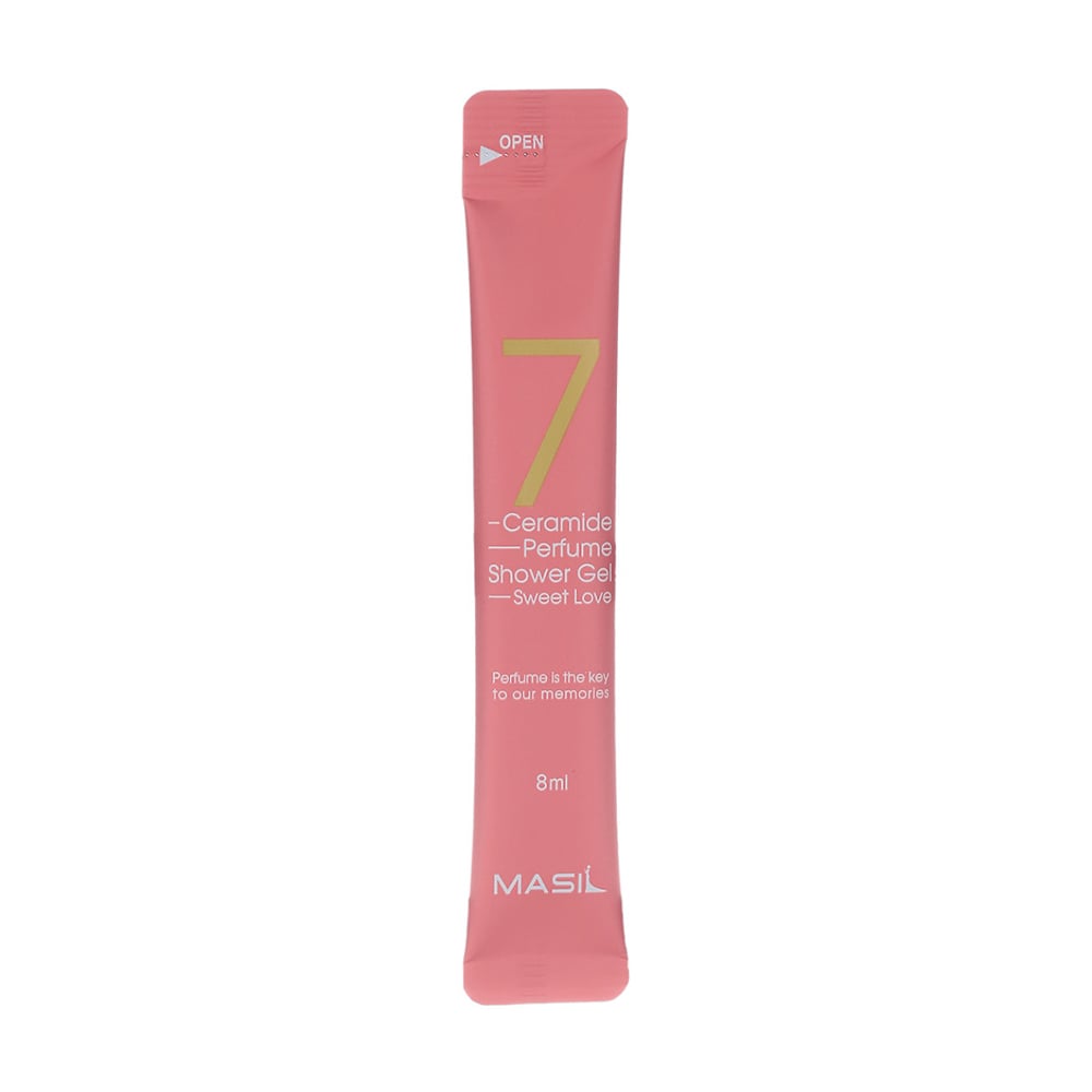 

Парфумований гель для душу Masil 7 Ceramide Perfume Shower Gel Baby Powder з церамідами та ароматом ірису, 8 мл